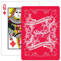Paper Custom Design Poker Size Playing Card w/1 Color